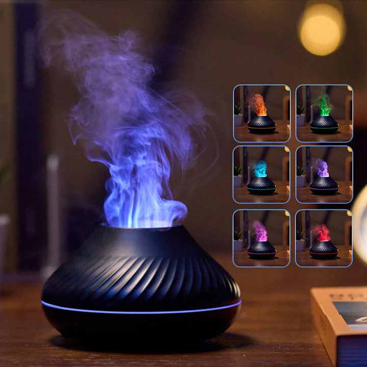 RGB vulkan diffuser 130 ml, tyst, med eteriska oljor