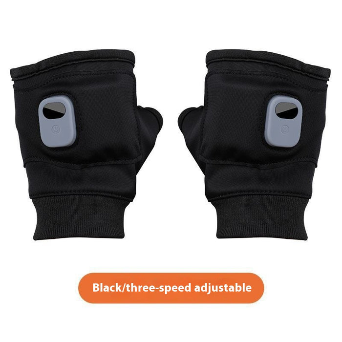 Värmekällan Laddbara uppvärmda handskar med display och tre värmelägen