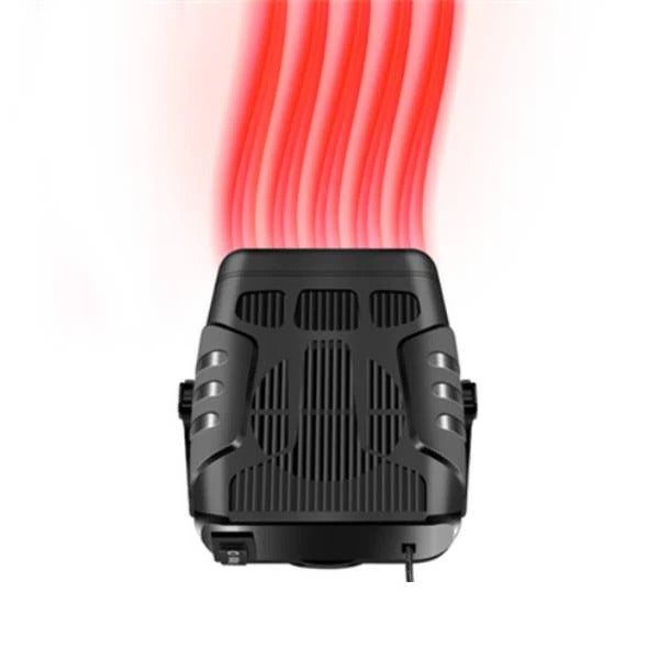 Värmekällan™ Bilvärmare 12V med 360° vridbar fot och värme- och kylläge