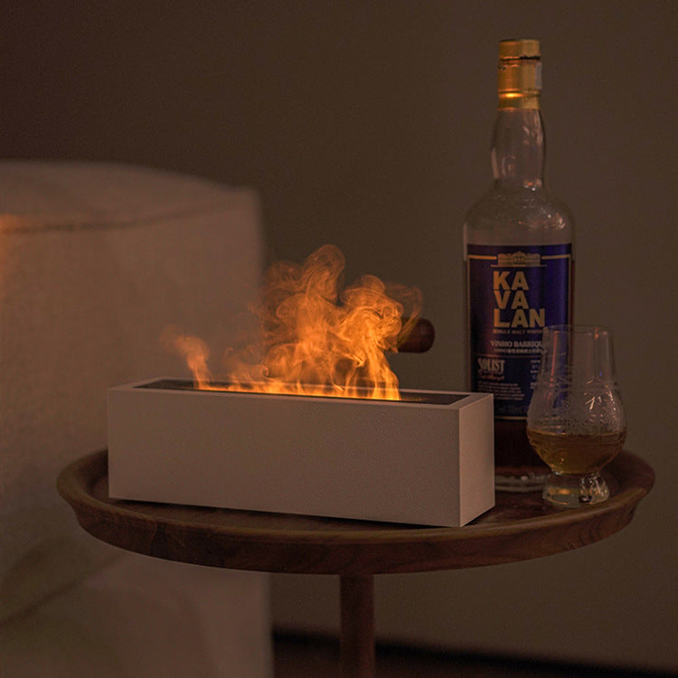 Vulkan diffuser 200 ml med rött och blått ljus, USB-C