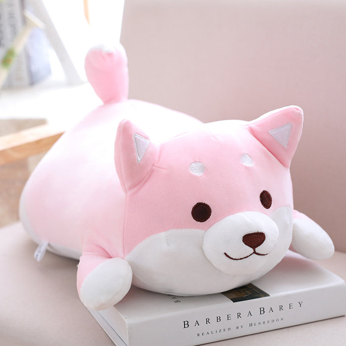 Värmekällan Knubbig Shiba Inu i plysch, gosedjur och kudde