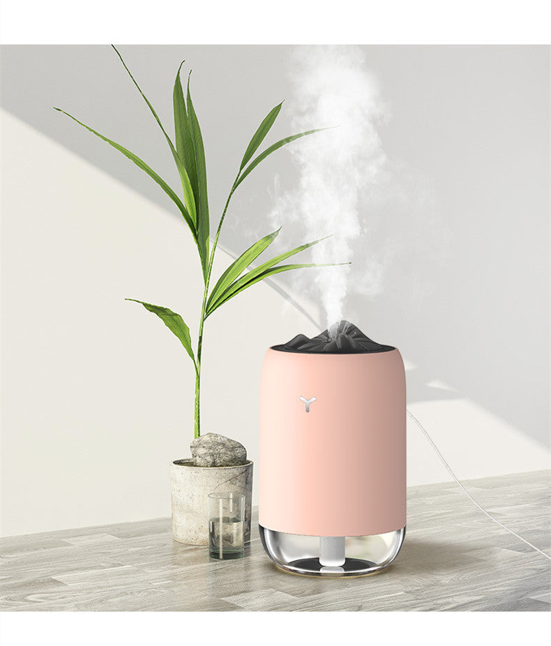 Mini vulkan diffuser med magisk lågeffekt för hem och bil