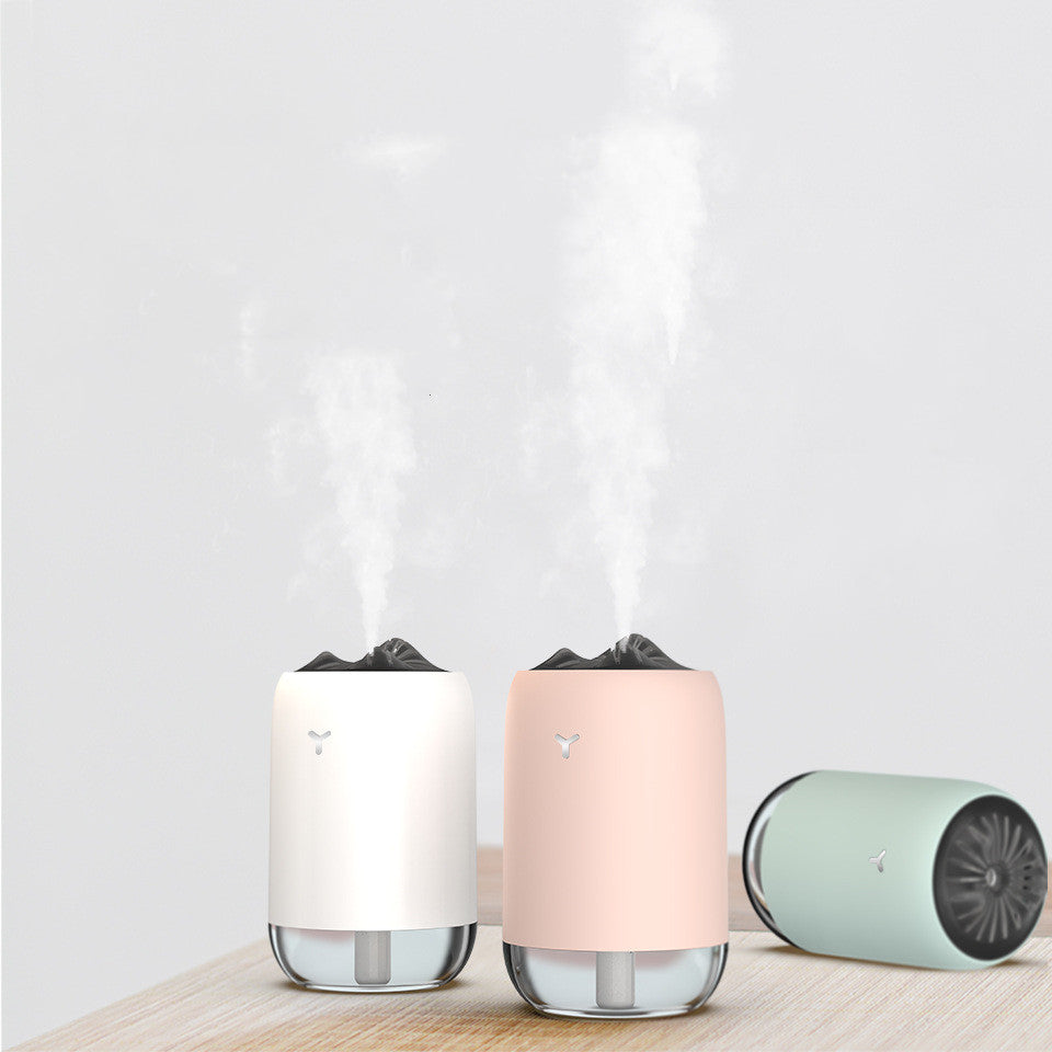 Mini vulkan diffuser med magisk lågeffekt för hem och bil
