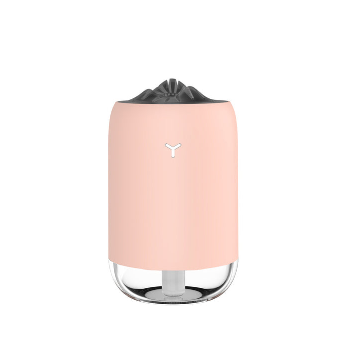 Värmekällan Aromdiffuser med flammeffekt och timer – liten luftfuktare med USB