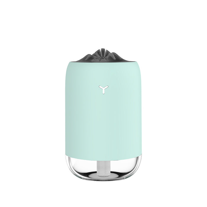 Värmekällan Aromdiffuser med flammeffekt och timer – liten luftfuktare med USB