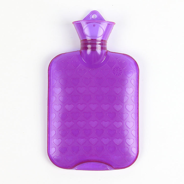 Värmeflaska 1–2 liter i tjock PVC med lock
