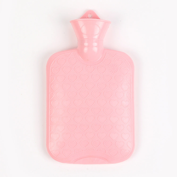 Värmeflaska 1–2 liter i tjock PVC med lock