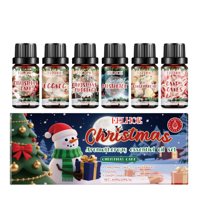 Värmekällan Doftoljor jul i presentbox, 6 juldofter för aromalampa