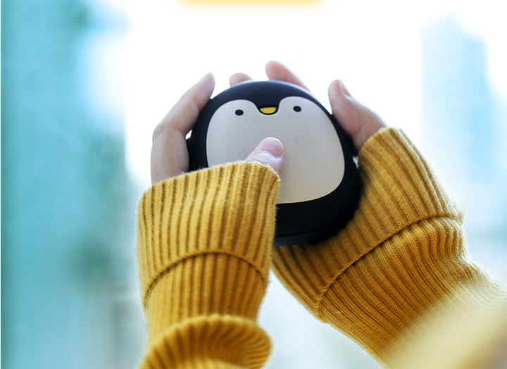 Söt handvärmare med pingvin eller isbjörn – USB-laddad 10 W