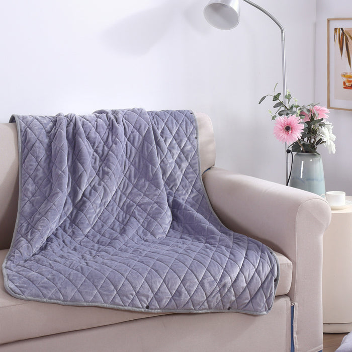 Värmekällan USB-värmefilt att bära – 100 x 140 cm, tre lägen och tvättbar