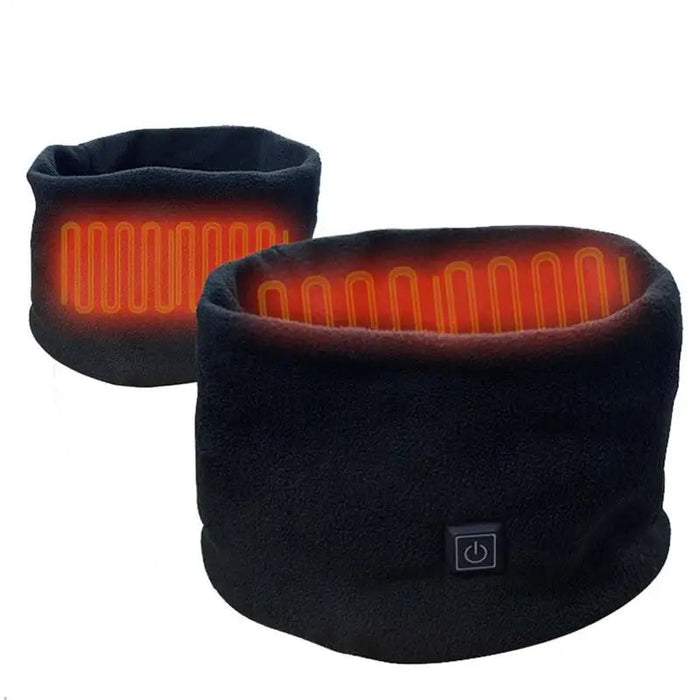 Värmekällan™ USB-uppvärmd halsduk i fleece med 3 värmelägen