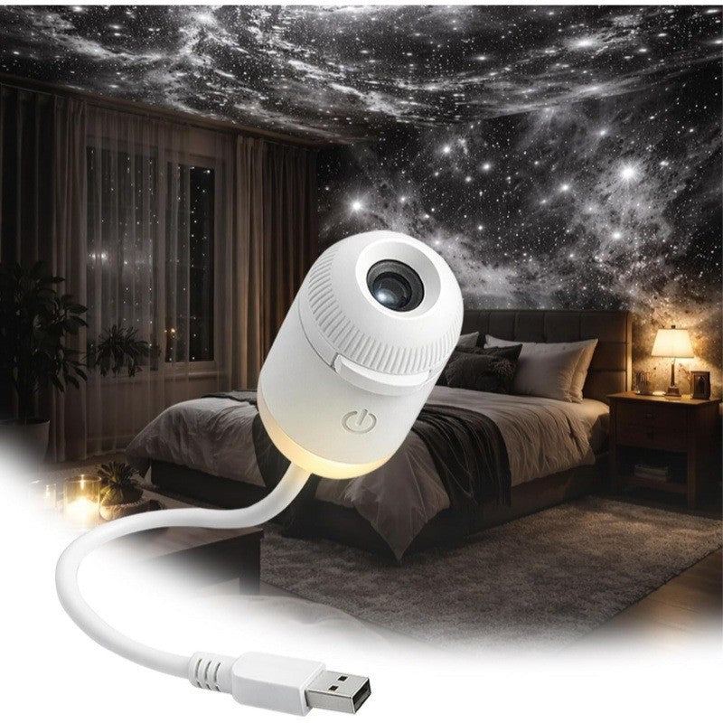 Projektorlampa med stjärnhimmel – USB och touchkontroll
