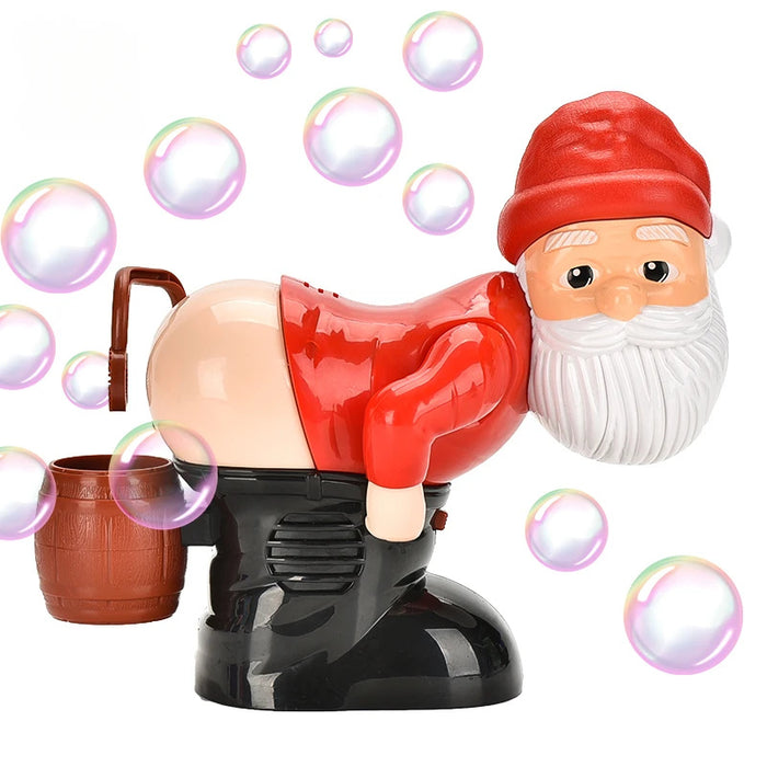 Värmekällan Tomte som blåser såpbubblor med musik och ljus