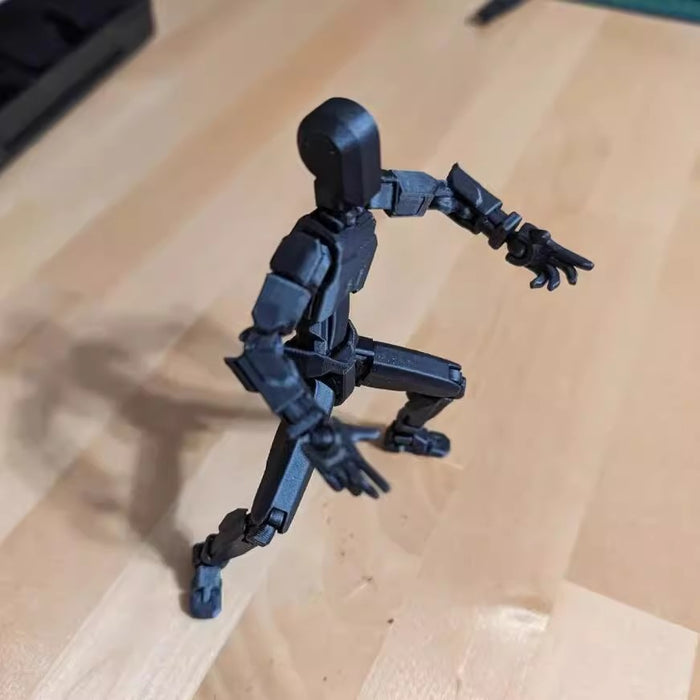 Värmekällan 3D-printad robotfigur med rörliga leder