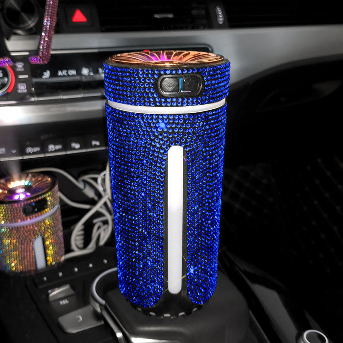 Värmekällan Glittrig doftspridare för bilen med färgljus