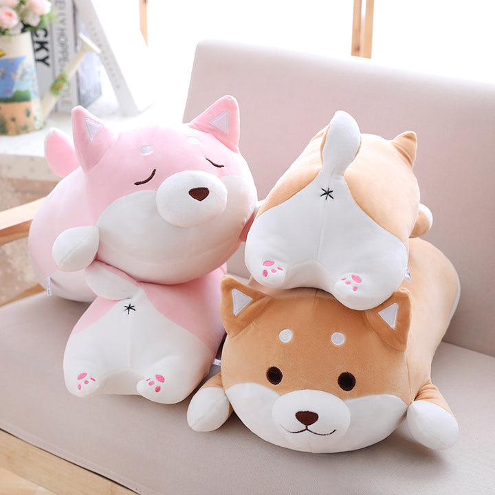 Brun Shiba Inu i plysch