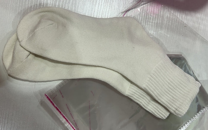Värmekällan Tjocka frottéstrumpor med mjuk plysch och ribbad mudd