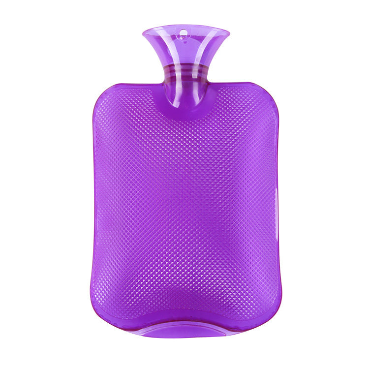 Värmeflaska 1–2 liter i tjock PVC med lock