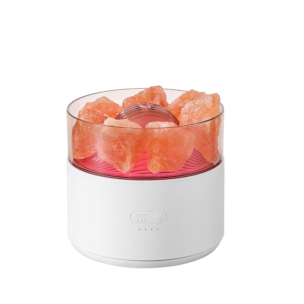 Aroma diffuser 3-i-1 med luftfuktare, nattljus och kristallsalt