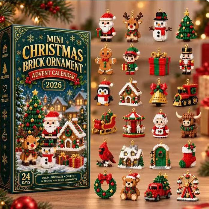 Värmekällan Adventskalender med 24 mini julprydnader att bygga