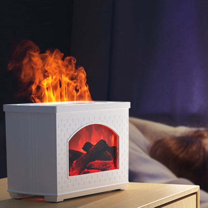 Värmekällan Flamdiffuser som eldstad – läcker inte och passar som dekor