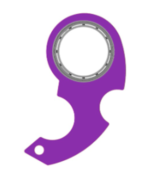 Värmekällan Fidget spinner-nyckelring med flasköppnare