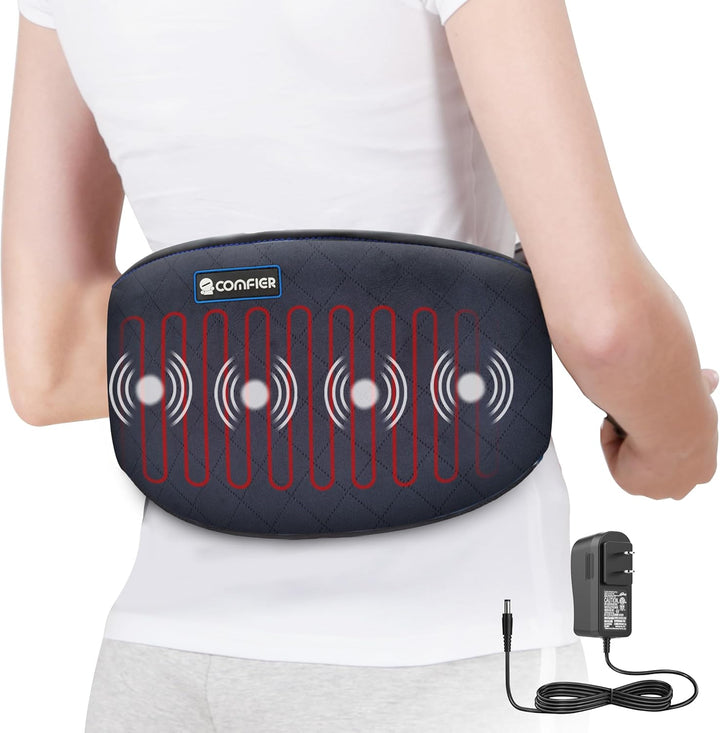 Värmekällan™ Värmebälte för rygg och mage med fyra vibrationsmotorer