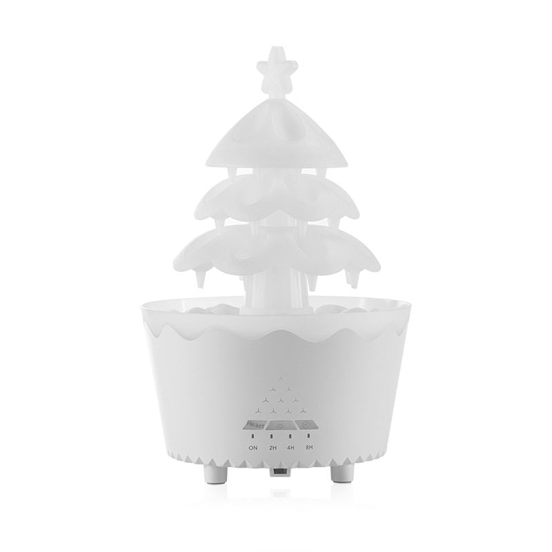 Tyst aroma diffuser för hemmet med färgglatt andningsljus