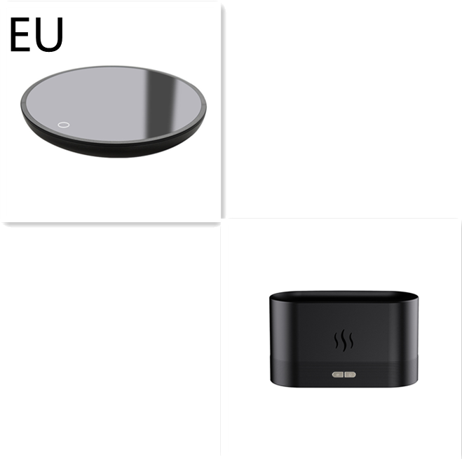 Aromdiffuser med flammeffekt och dimma, ultraljud och LED
