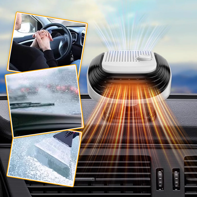 Värmekällan™ Kompakt bilvärmare med 360° vridning och snabb värme