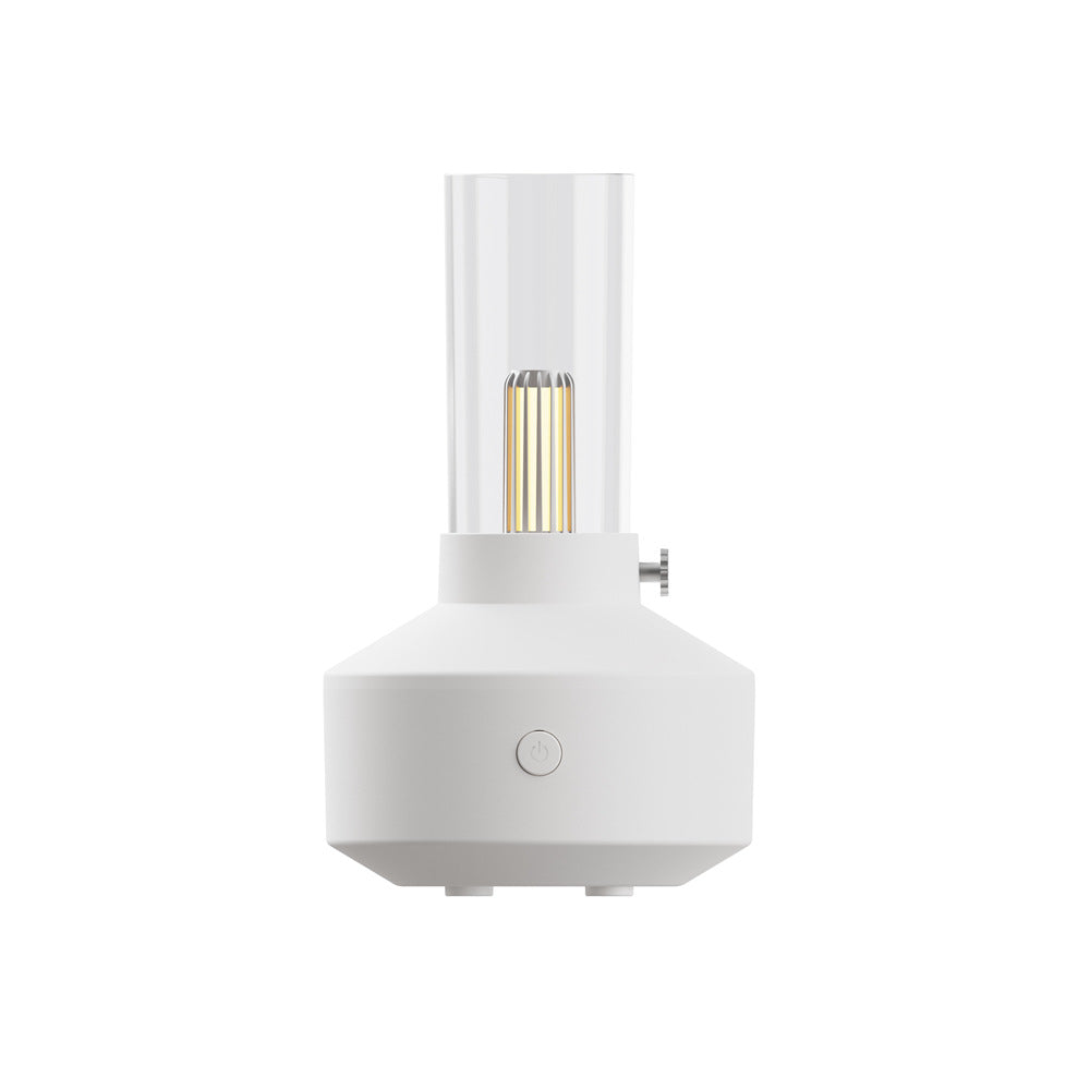 Retro aroma diffuser med glödtrådslampa som ljus utan bomull