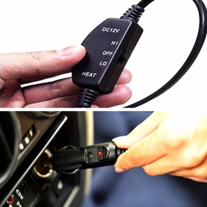 Värmekällan™ Elektrisk värmefilt för bilen med 12V-kontakt