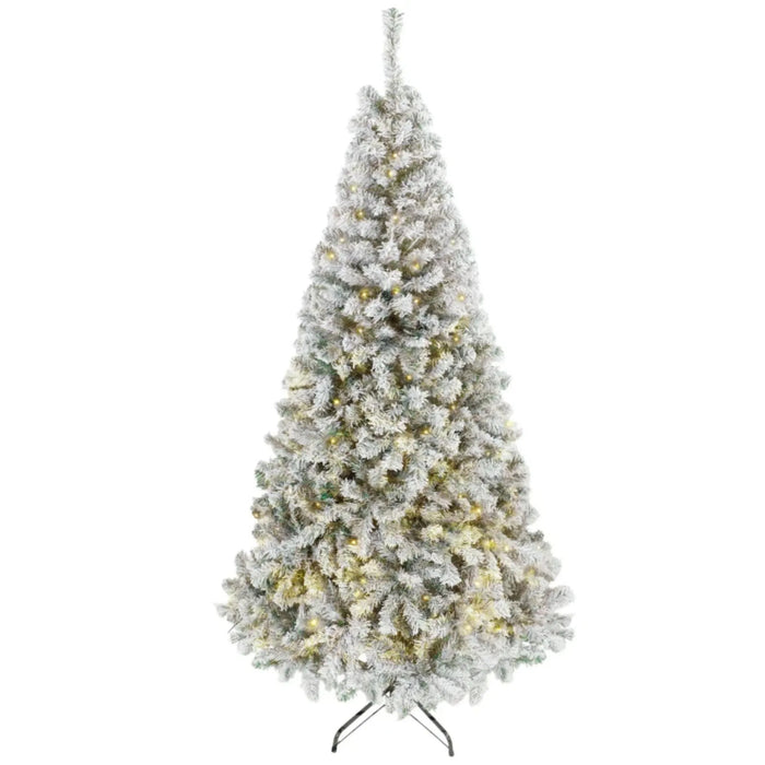 Värmekällan Snöig gran 229 cm med 400 varmvita ljus