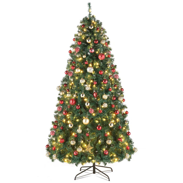 Värmekällan Julgran 3 meter med 1200 led i varmvitt och färg