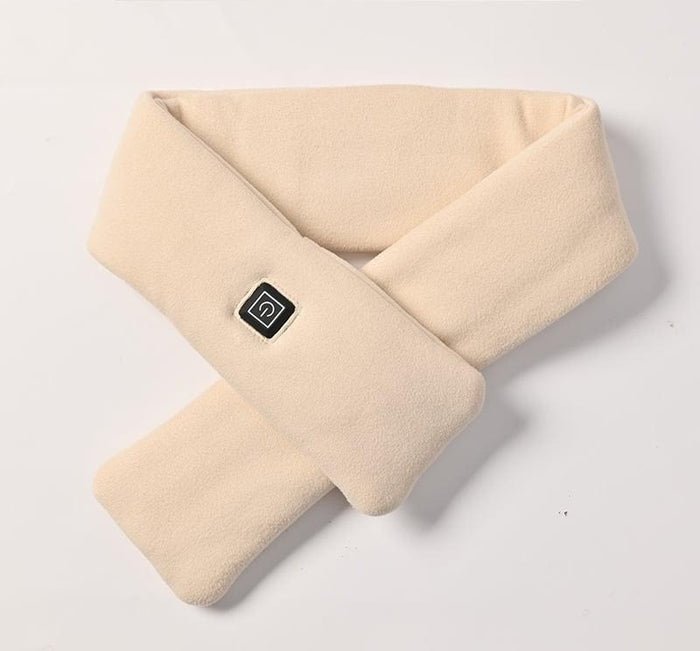 Värmekällan Eluppvärmd halsduk i minkfleece med tre lägen
