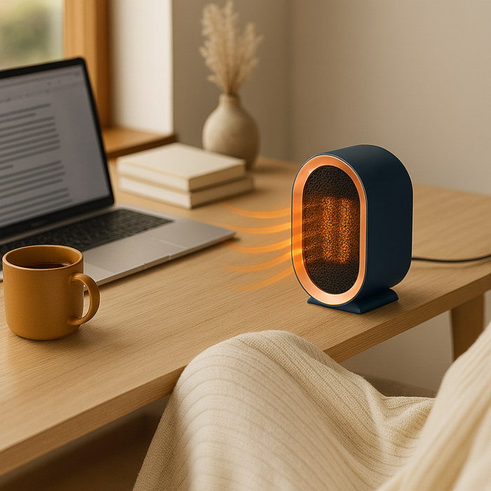 Värmekällan™ Keramisk värmefläkt med två lägen och tyst drift under 36 dB