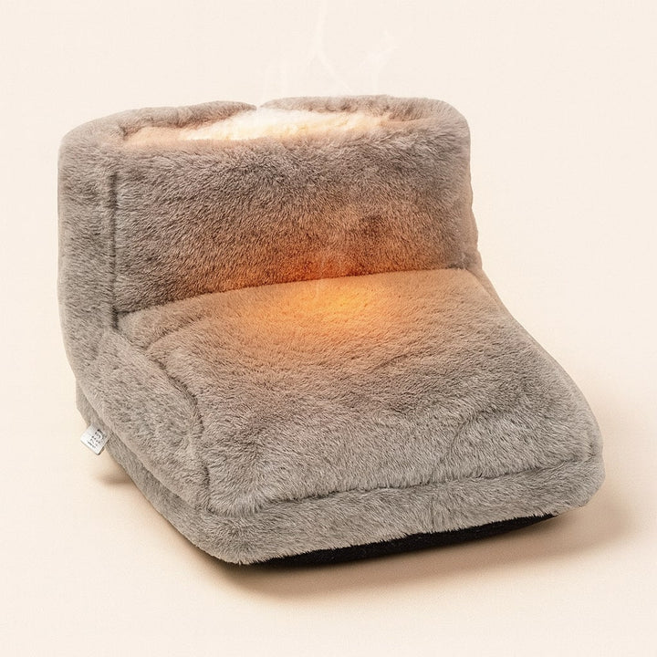 Värmekällan™ Elektrisk fotvärmare med USB och mjukt fleece, 3 värmelägen