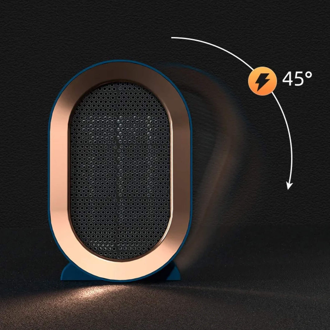 Värmekällan™ Keramisk värmefläkt med timer och tippskydd 1200W