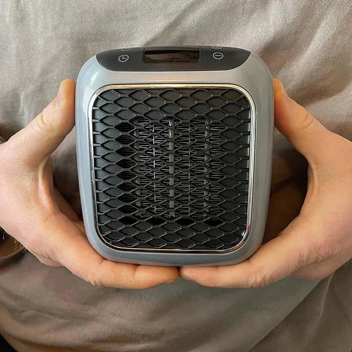 Värmekällan™ Kompakt elelement 800 W med timer och tippskydd