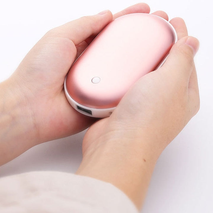 Värmekällan™ Uppladdningsbar handvärmare och powerbank 5200 mAh