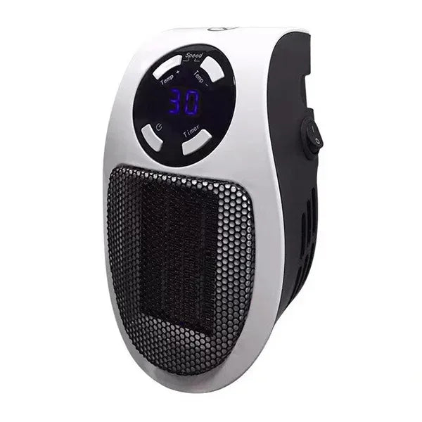 Värmekällan™ Bärbar värmare med fjärrkontroll, LED-display och timer