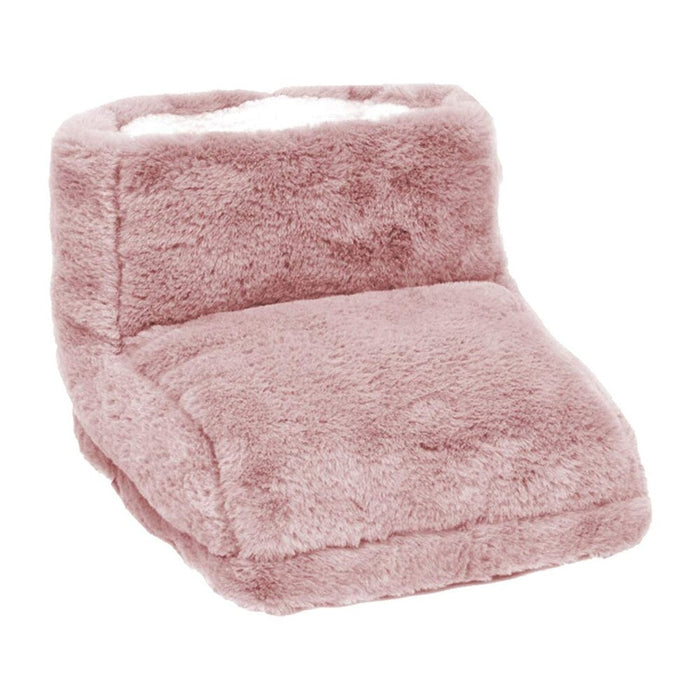 Värmekällan™ Trådlös uppladdningsbar fotvärmare i mjuk fleece