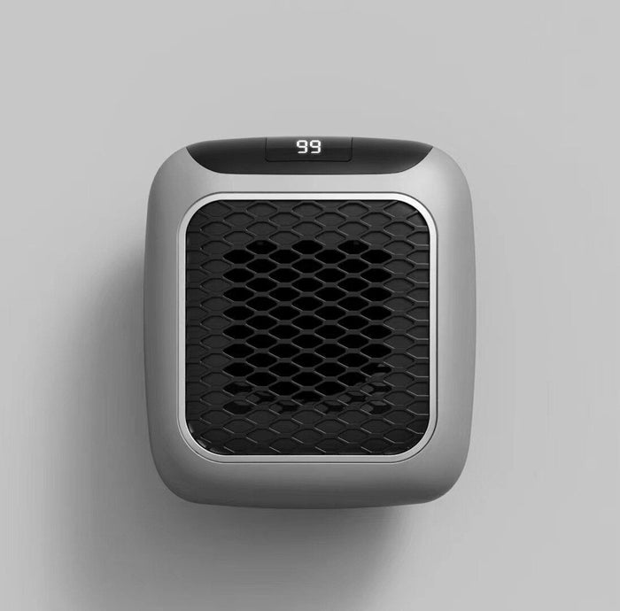 Värmekällan™ Väggmonterad mini-värmefläkt 800 W med LED-display