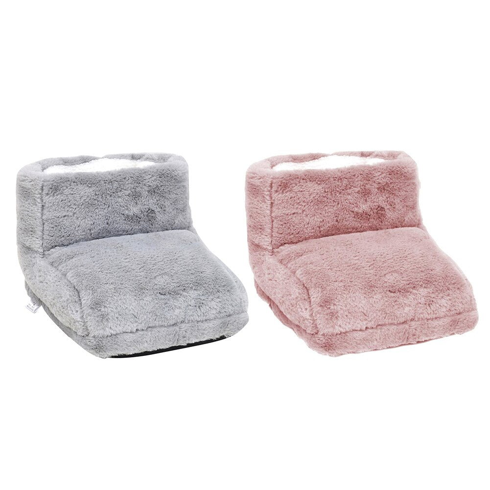 Värmekällan™ Trådlös uppladdningsbar fotvärmare i mjuk fleece