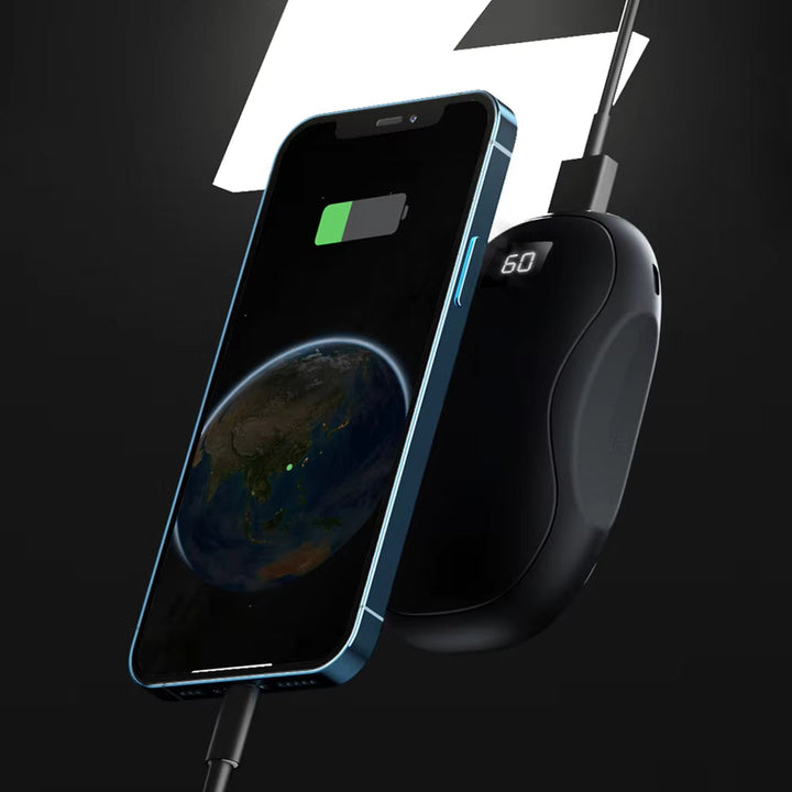 Värmekällan™ Handvärmare och powerbank 3500 mAh med digital display