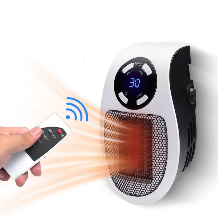 Värmekällan™ Digital minivärmare 500W med LED-display och timer