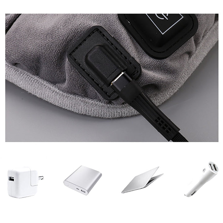 Värmekällan™ USB-C-uppvärmd sittdyna med tre värmelägen