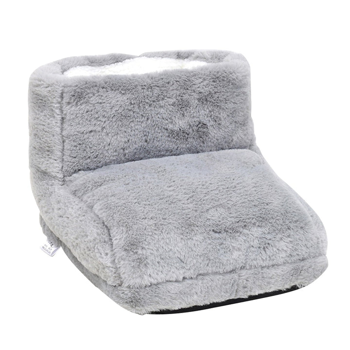 Värmekällan™ Trådlös uppladdningsbar fotvärmare i mjuk fleece