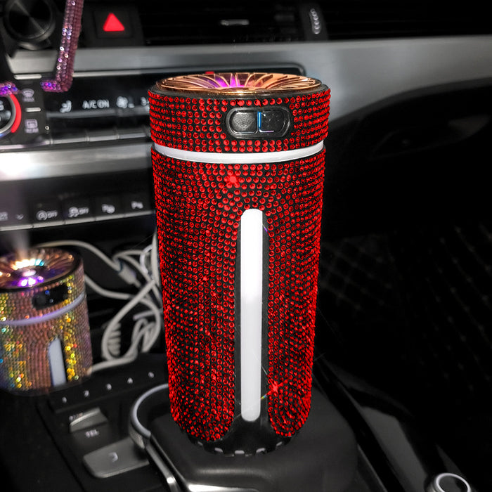Värmekällan Glittrig doftspridare för bilen med färgljus