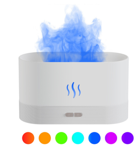 Värmekällan Aromdiffuser med flamljus – ultraljud och tyst drift via USB